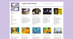 Desktop Screenshot of galleryeastnetwork.com